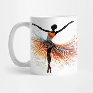 Ballet Dot Art Mug